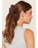 Image #1 - Shyanne Women's Tooled Leather Claw Clip, Brown, hi-res