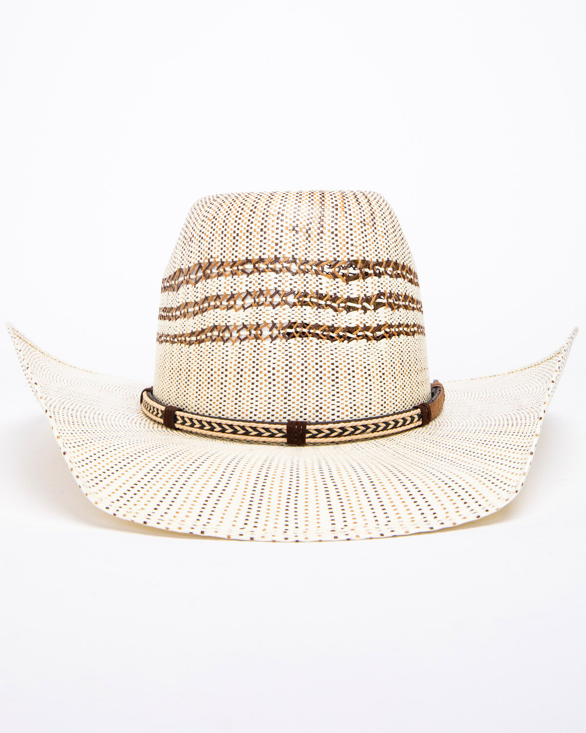 Image #4 - Cody James Braided Arrow 15X Straw Cowboy Hat, Natural, hi-res