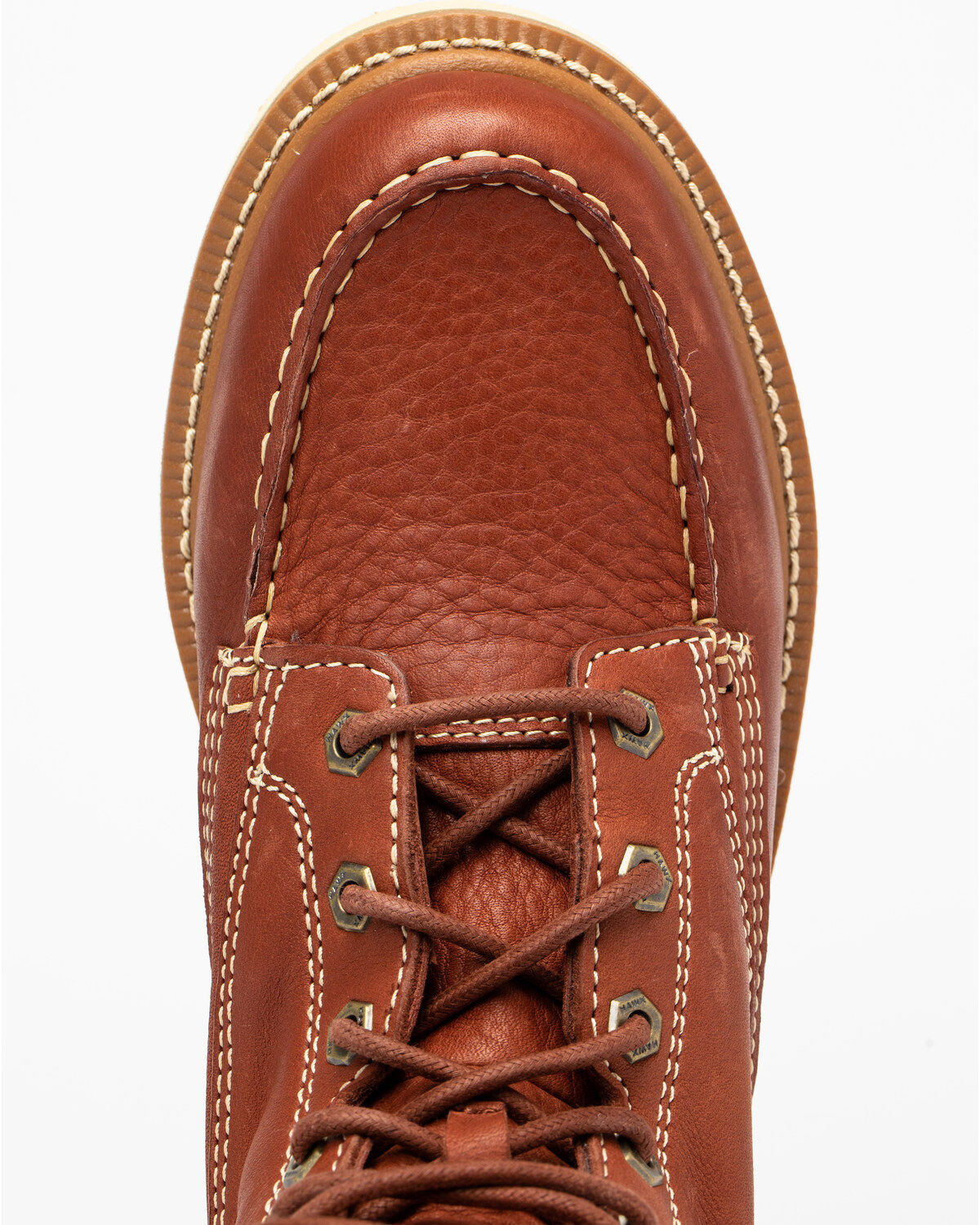 Image #6 - Hawx Men's 8" Lacer Wedge Work Boots - Soft Toe, Brown, hi-res