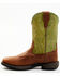 Image #3 - Brothers and Sons Men's High Hopes Lite Performance Western Boots - Broad Square Toe, Green, hi-res