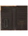 Image #2 - Ariat Men's Floral Embossed Bi-Fold Rodeo Wallet, Brown, hi-res