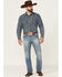 Image #1 - Cody James Men's Buckskin Wash Jackson Slim Straight Stretch Denim Jeans, Blue, hi-res