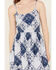 Image #3 - Wrangler Retro Women's Paisley Print Midi Dress , Light Blue, hi-res