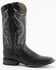 Image #1 - Ferrini Men's Lizard Western Boots - Square Toe, Black, hi-res