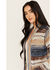 Image #2 - Cleo + Wolf Women's Long Striped Cardigan Sweater , Blue, hi-res