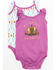 Image #1 - Shyanne Infant Girls' Western Onesies - 2 Piece Set, Grape, hi-res