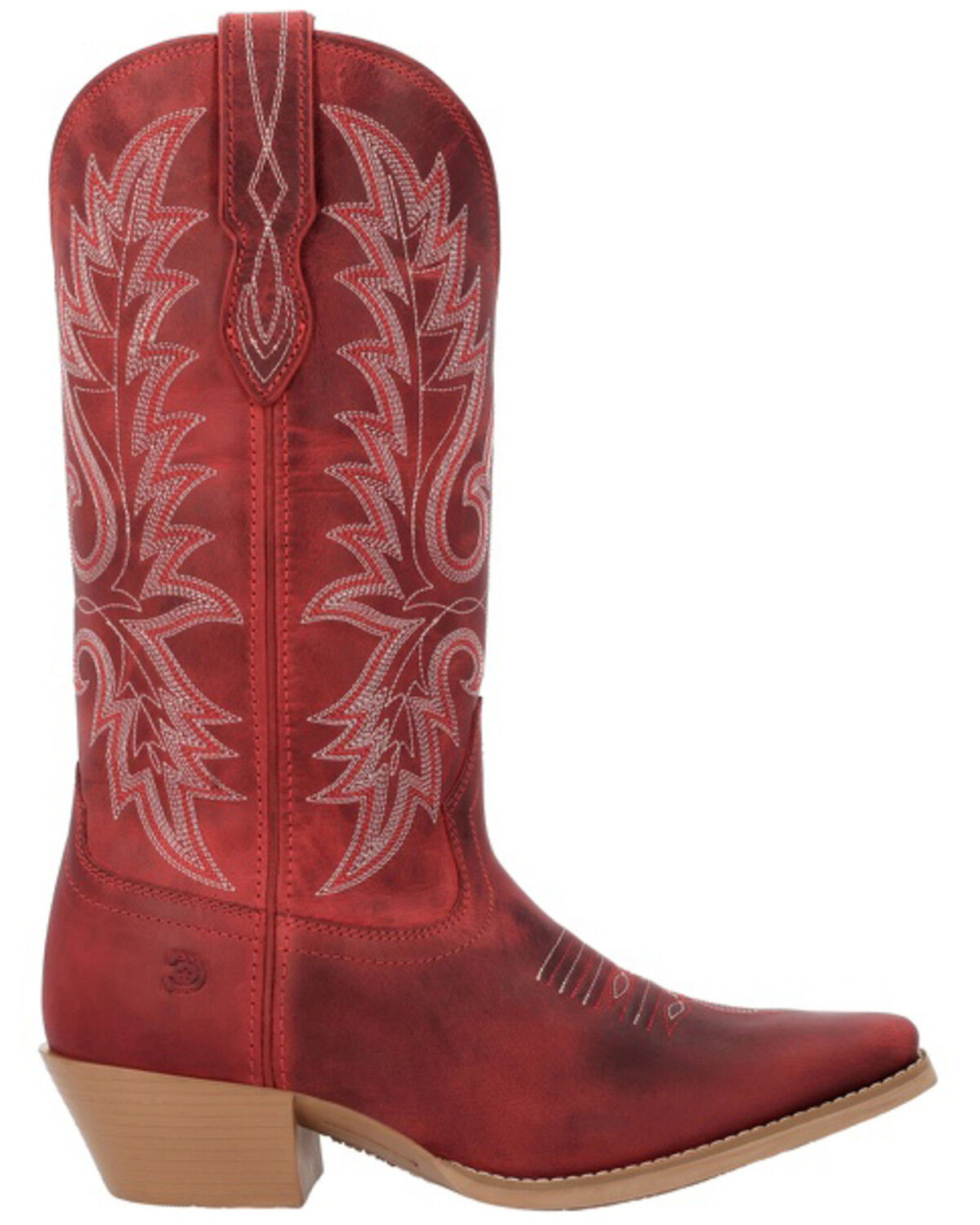 Image #2 - Durango Women's Shyloh Western Boots - Snip Toe, Red, hi-res