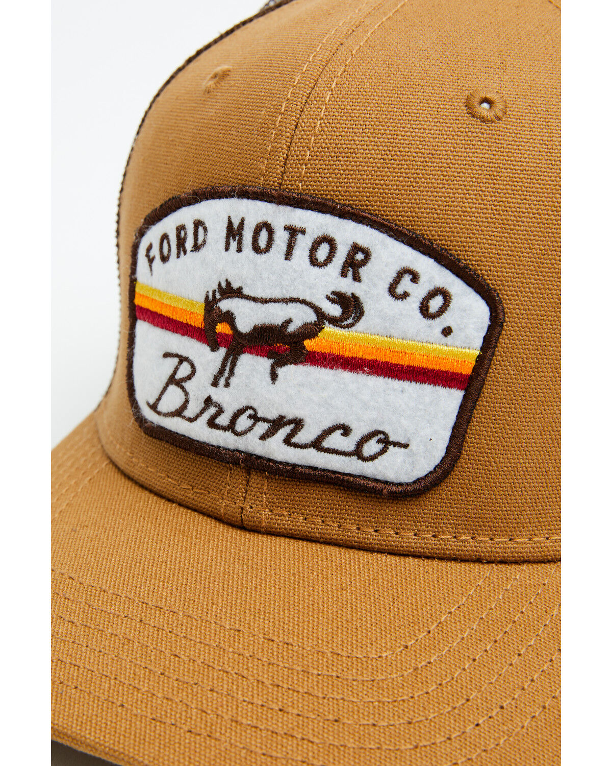Image #2 - H3 Sportgear Men's Ford Bronco Ball Cap, Tan, hi-res