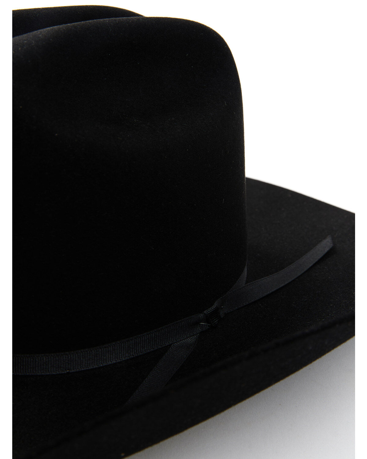 Image #2 - Serratelli 5X Felt Cowboy Hat, Black, hi-res