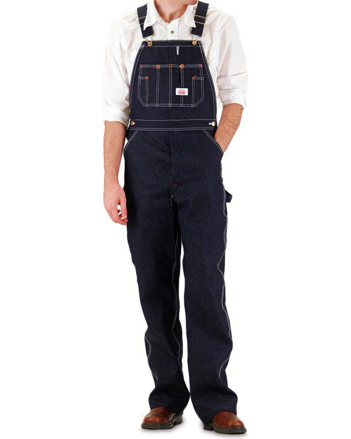 Round House Men's Overalls - Big & Tall, Blue, hi-res