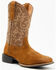 Image #1 - Cody James Men's Badge Xero Gravity™ Roughout Western Boots - Broad Square Toe, Brown, hi-res