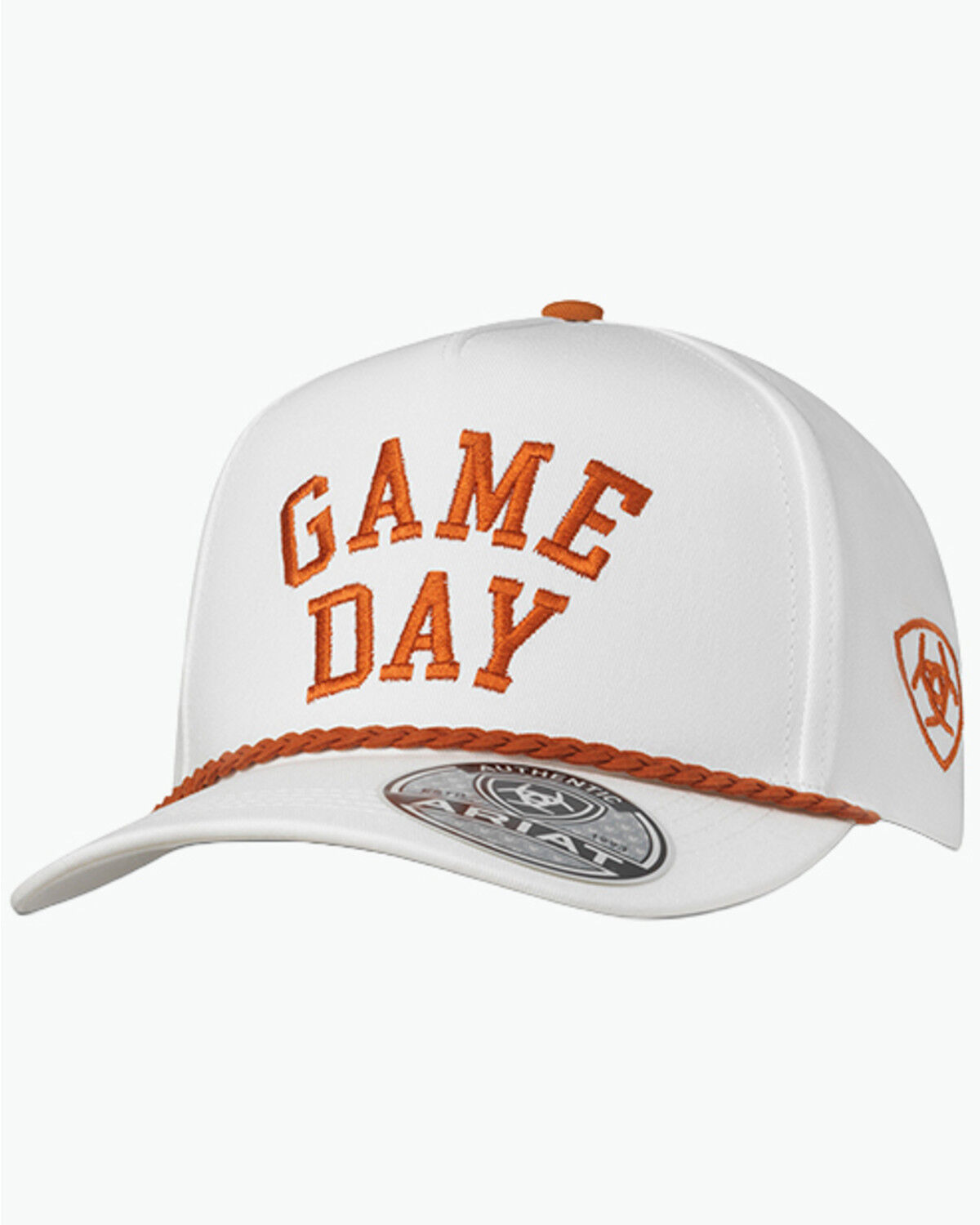 Ariat Men's Game Day Ball Cap, White, hi-res