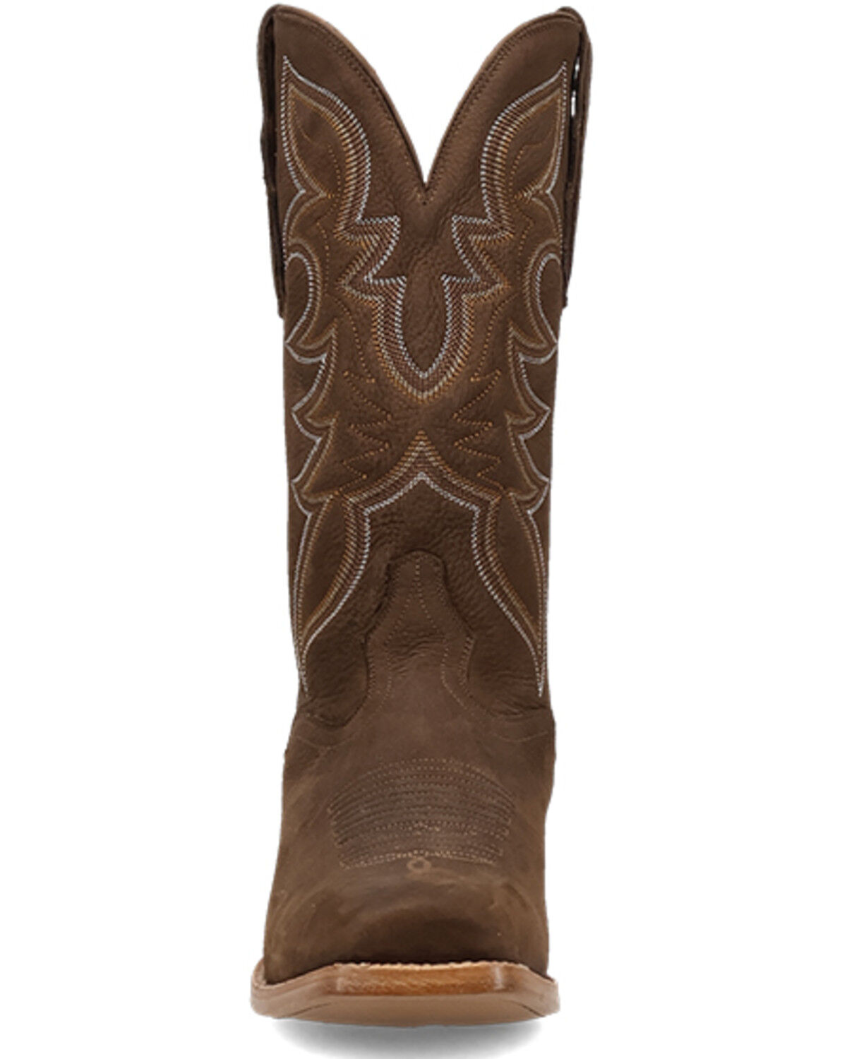 Image #4 - El Dorado Men's Bay Apache Western Boots - Square Toe, Brown, hi-res