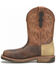 Image #3 - Double H Men's Outlook Waterproof Work Boots - Composite Toe , Brown, hi-res