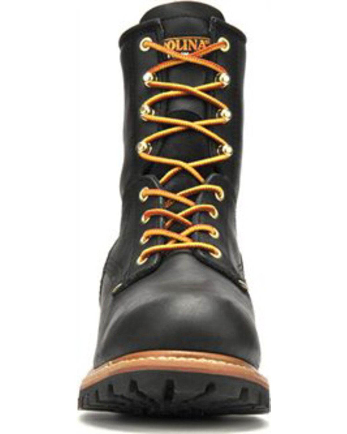 Image #4 - Carolina Men's Logger Boots - Soft Toe, Black, hi-res