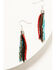 Image #3 - Shyanne Women's Dakota Longhorn Beaded Jewelry Set - 2 Piece, Silver, hi-res