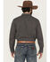 Image #4 - Gibson Trading Co Men's Bug Out Plaid Print Long Sleeve Button-Down Stretch Western Shirt - Tall, Black, hi-res
