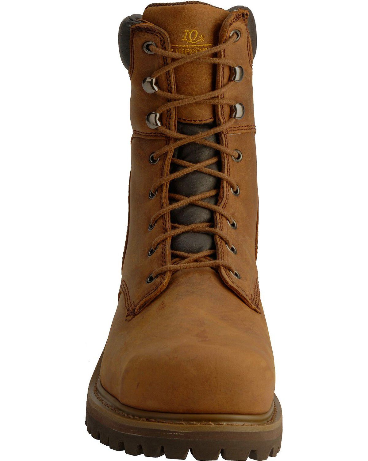 Image #4 - Chippewa Men's Steel Toe Logger Work Boots, Bark, hi-res
