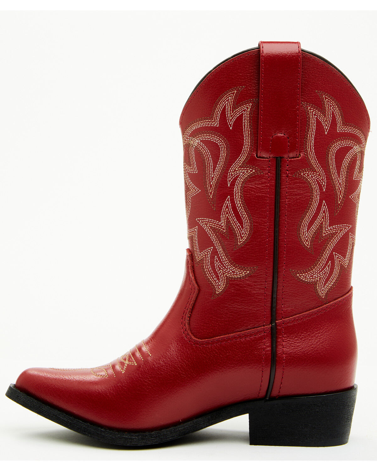 Image #3 - Shyanne Girls' Little Lucille Western Boots - Snip Toe, Red, hi-res