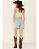 Image #2 - Lee Women's Vintage Modern Dad Shorts, Blue, hi-res