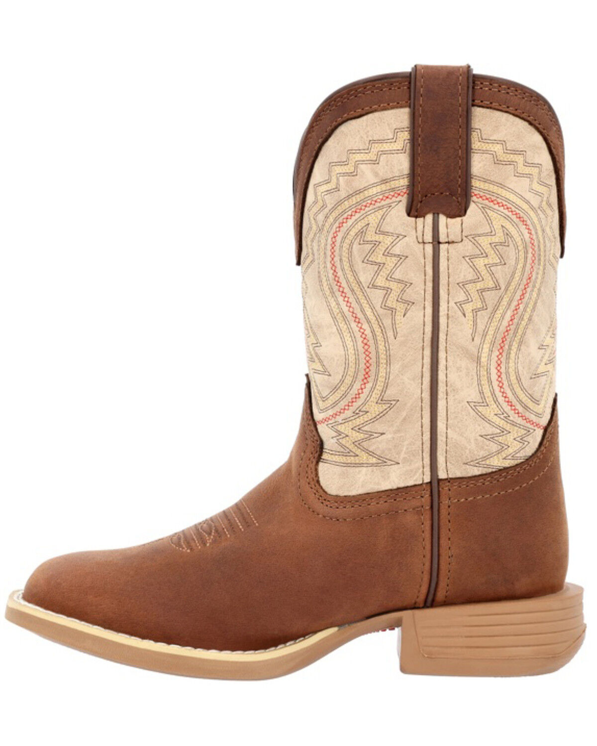 Image #3 - Durango Boys' Lil' Rebel Pro&trade; Western Boots - Broad Square Toe, Coffee, hi-res