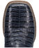 Image #6 - El Dorado Men's Exotic Caiman Belly Western Boots - Broad Square Toe, Blue, hi-res