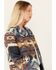 Image #2 - Idyllwind Women's Luttrell Southwestern Print Shacket , Dark Blue, hi-res