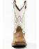 Image #4 - Cody James Boys' Luke Western Boots - Broad Square Toe , Brown, hi-res