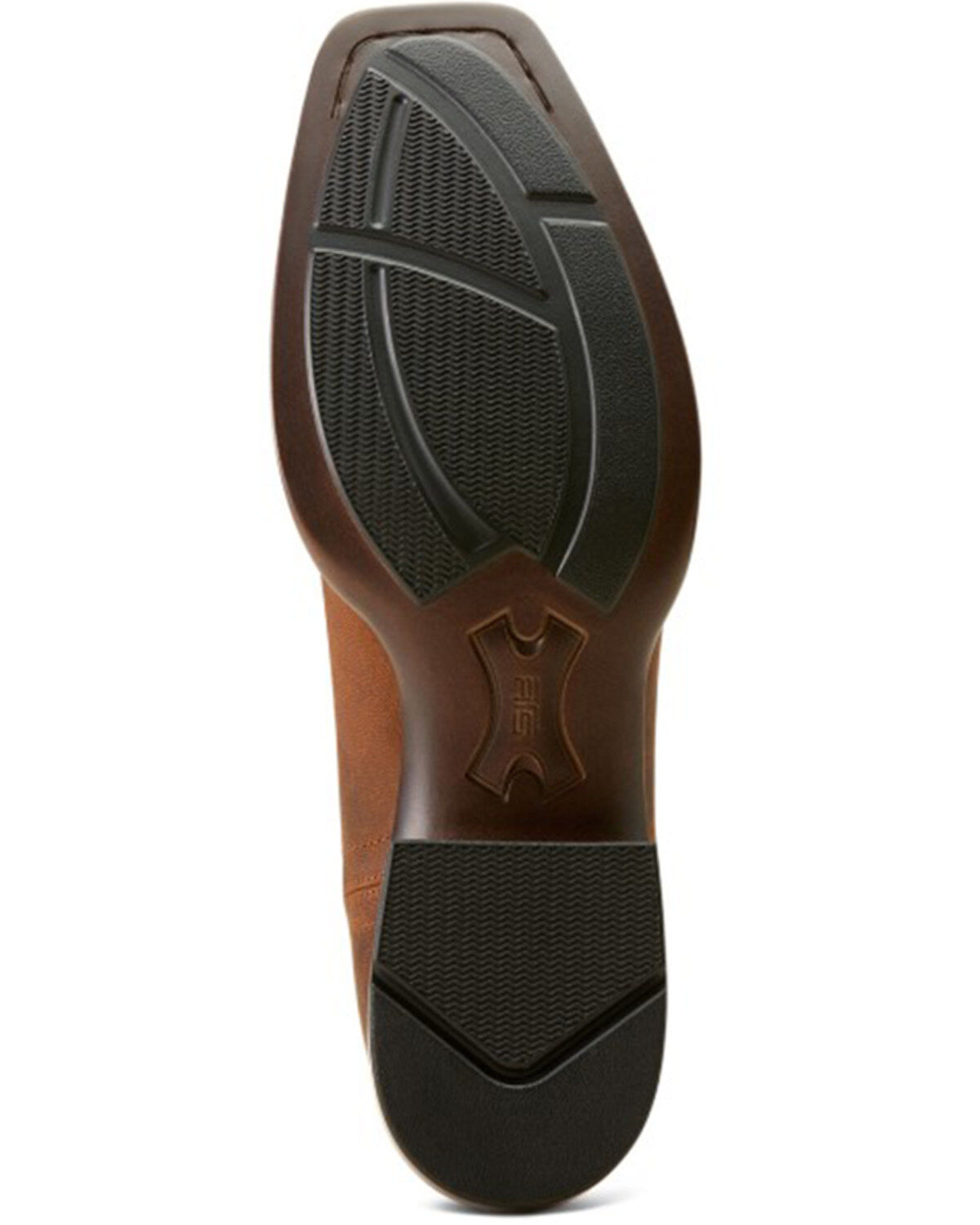 Image #5 - Ariat Men's Booker Ultra Western Chelsea Boots - Broad Square Toe, Brown, hi-res