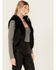 Image #2 - Shyanne Women's Cable Knit Vest, Black, hi-res