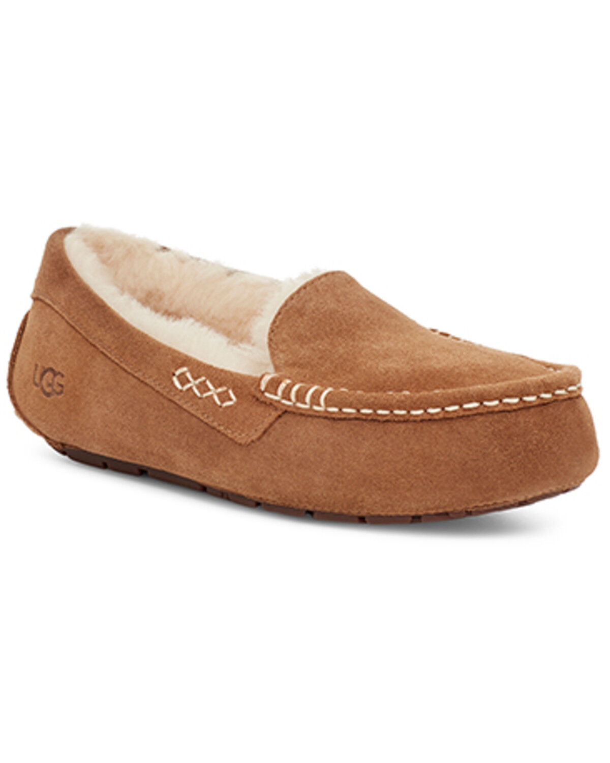 Image #1 - UGG Women's Ansley Moccasin, Chestnut, hi-res