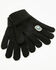 Image #1 - Shyanne Women's Cassidy Fashion Ring Knit Gloves, Black, hi-res