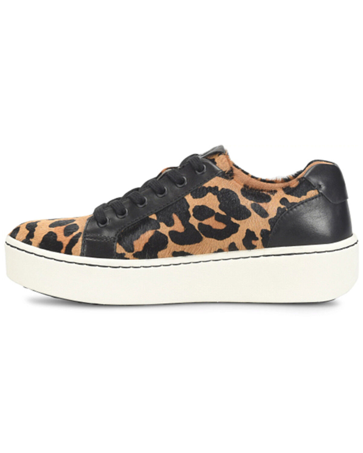 Image #3 - Born Women's Mira Leopard Sneaker, Cognac, hi-res