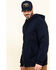 Image #3 - Hawx Men's FR Zip Up Fleece Work Hoodie - Big , Navy, hi-res