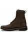 Image #3 - Justin Men's Stampede Lace-Up Work Boots - Soft Toe, Brown, hi-res