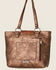 Image #3 - Shyanne Women's Amber Embossed Tote, Brown, hi-res