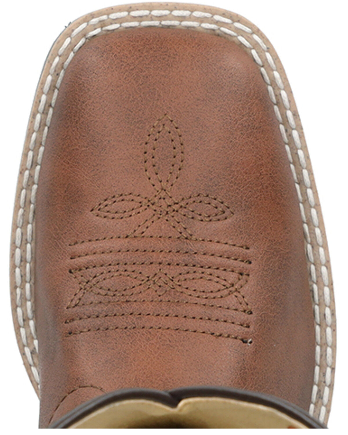 Image #6 - Smoky Mountain Little Boys' El Paso Western Boots - Broad Square Toe, Brown, hi-res