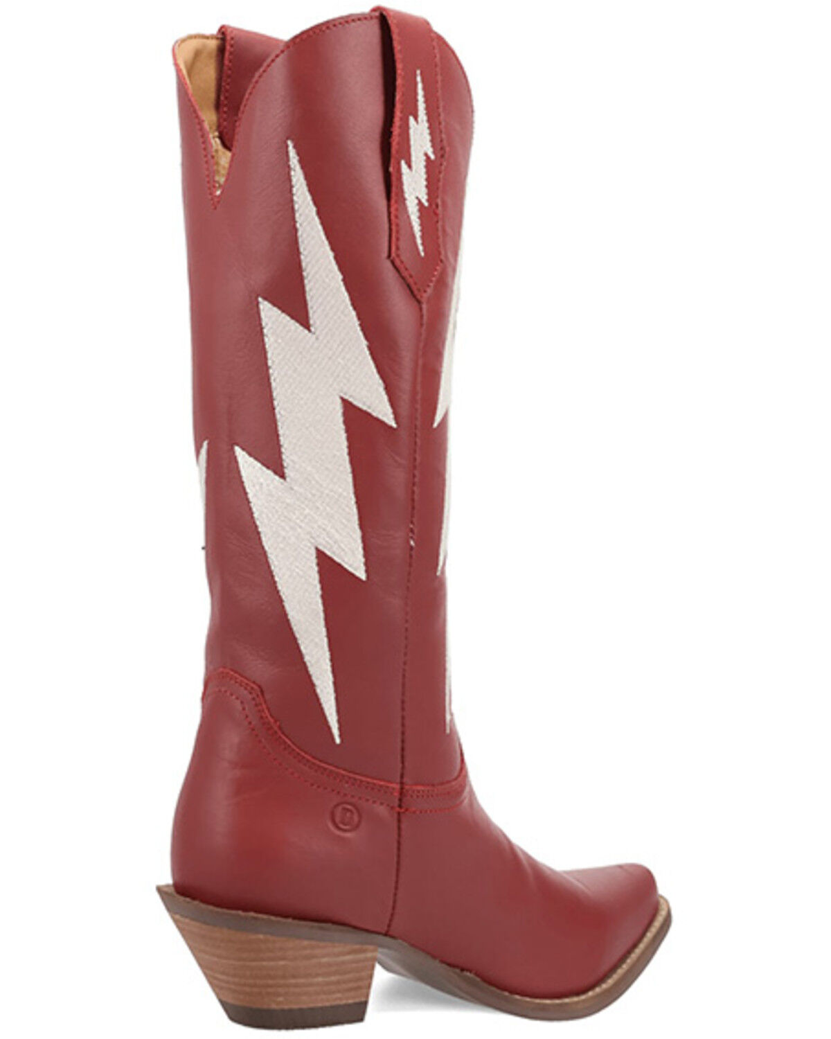 Image #5 - Dingo Women's Thunderbolt Western Boots - Round Toe, Red, hi-res