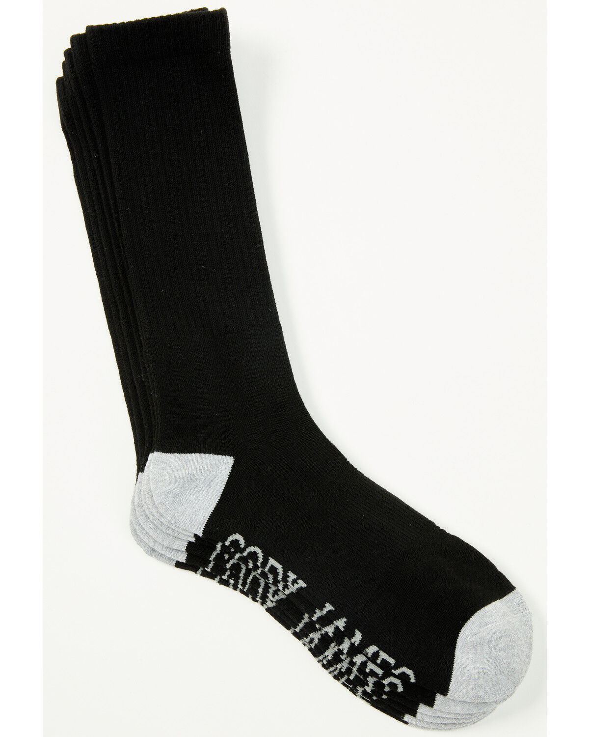 Cody James Men's Crew Socks - 3 Pack, Black, hi-res