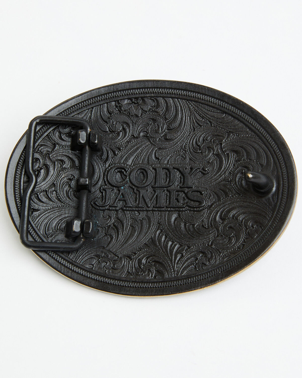Image #2 - Cody James Christian Cowboy Belt Buckle, Gold, hi-res