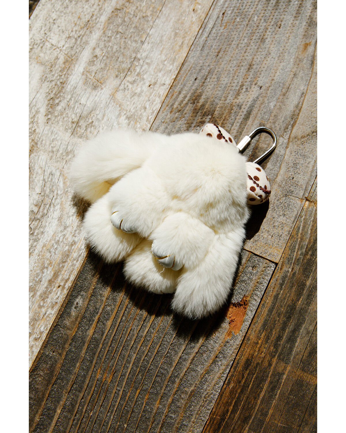 Image #2 - Shyanne Plush Bunny Bag Charm, Ivory, hi-res