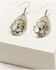 Image #3 - Broken Arrow Jewelry Women's Teardrop Earrings, Silver, hi-res