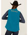 Image #4 - Ariat Women's Solid Team Logo Vest, Turquoise, hi-res