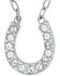 Image #2 - Montana Silversmiths Women's Crystal Clear Lucky Necklace, Silver, hi-res