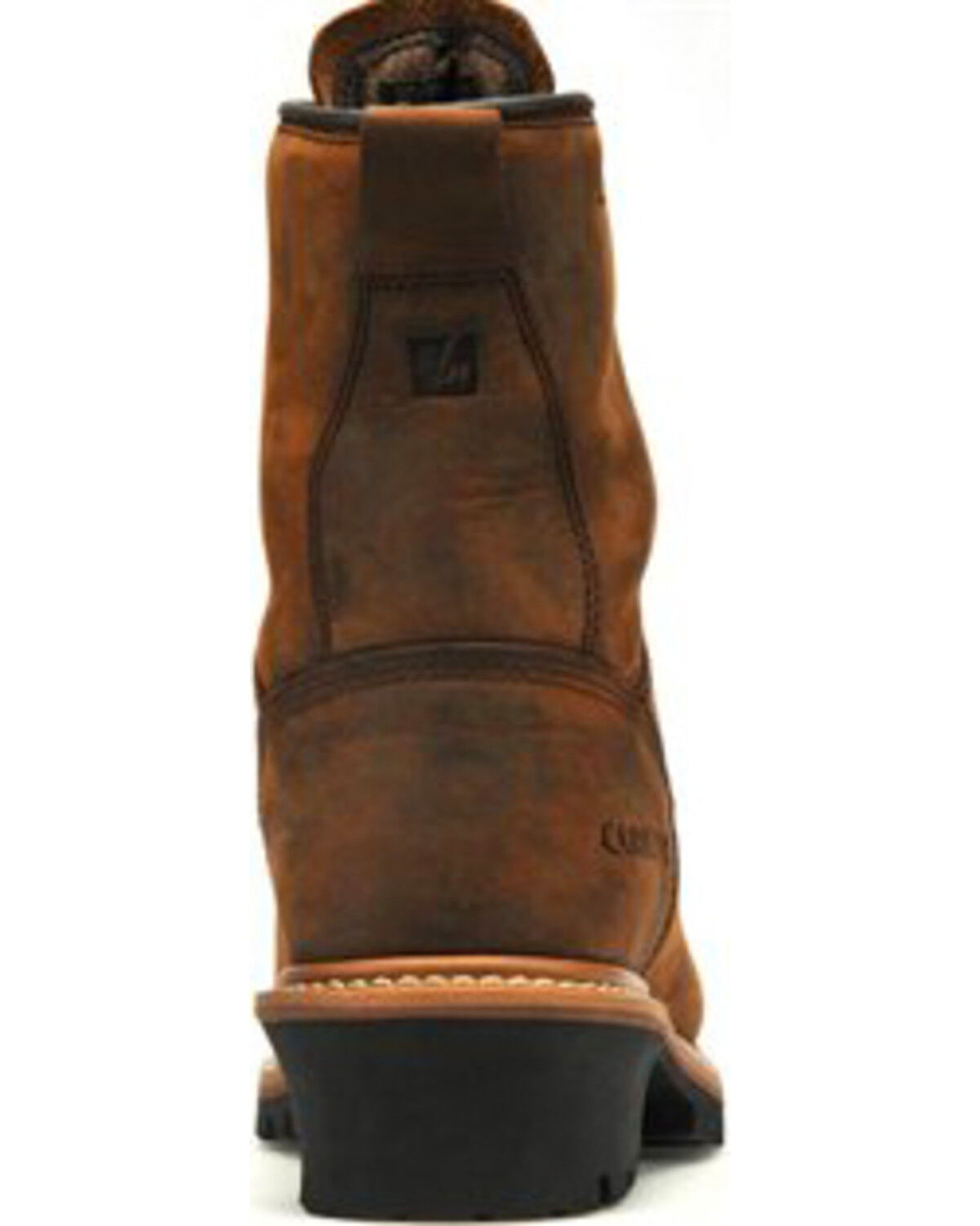 Image #7 - Carolina Men's Steel Toe 8" Work Boots, Brown, hi-res