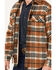 Image #3 - Dakota Grizzly Men's Plaid Burke Wool Sherpa Lined Zip Jacket, Mustard, hi-res