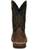 Image #5 - Justin Men's Stampede Bolt Pull On Western Work Boots - Nano Composite Toe , Brown, hi-res