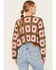 Image #4 - Sadie & Sage Women's Whoopsie Daisy Crochet Cropped Cardigan , Olive, hi-res