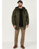 Image #3 - Brothers and Sons Men's Badlands Solid Snap-Front CC Parka Jacket, Olive, hi-res