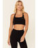 Image #1 - Shyanne Women's Solid Riding Sports Bra, Black, hi-res